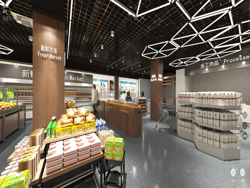 鄭州生鮮店鋪裝修設(shè)計費用解析