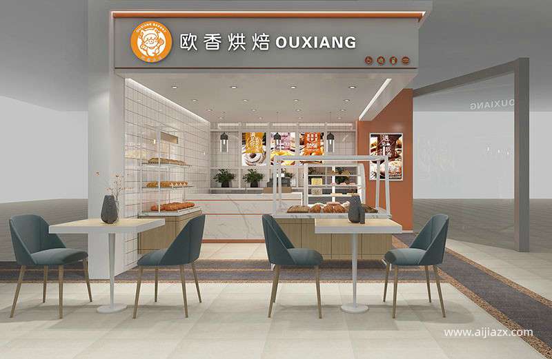 面包店門(mén)面裝修效果圖