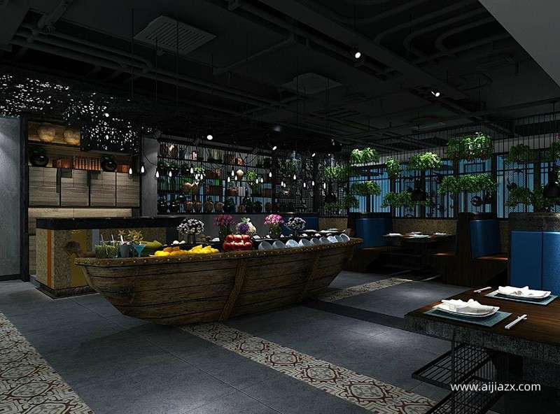 200平米火鍋店裝修設(shè)計(jì)，小型火鍋店廚房布局設(shè)計(jì)