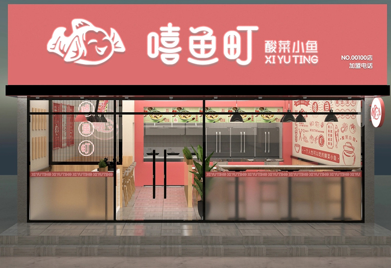 鄭州快餐店裝修設(shè)計(jì)：明檔廚房與快速就餐動(dòng)線(xiàn)規(guī)劃