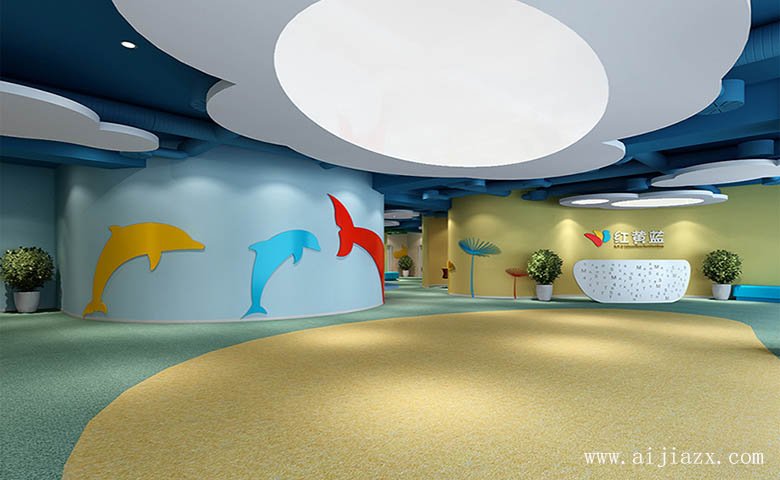 幼兒園兒童室內(nèi)游樂(lè)場(chǎng)裝修效果圖