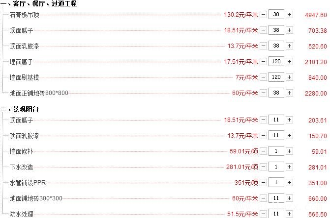 110平米簡單要多少錢？110平全包裝修預(yù)算清單（詳細(xì)價格）